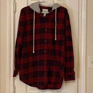 Boyfriend Style Button- up